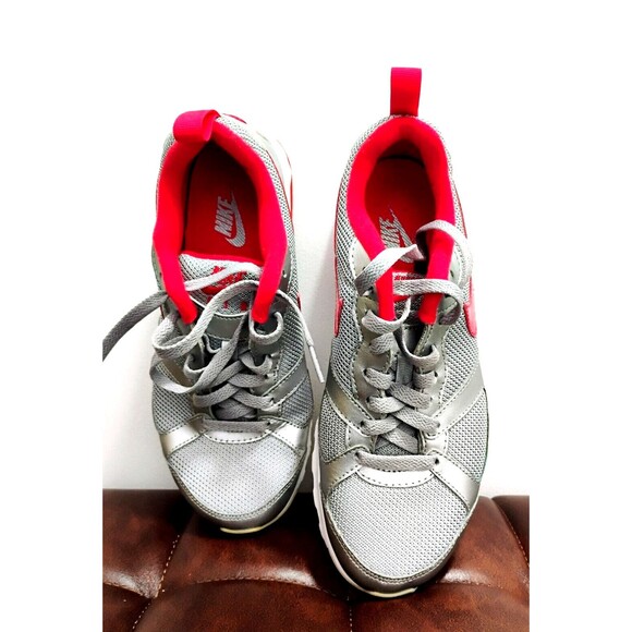 NIKE Air Max Muse 654729 Silver Red White Womens Athletic Shoes Size 9 - Picture 10 of 12